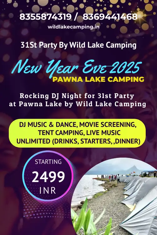 31st December New Year Event at Pawna Lake Camping