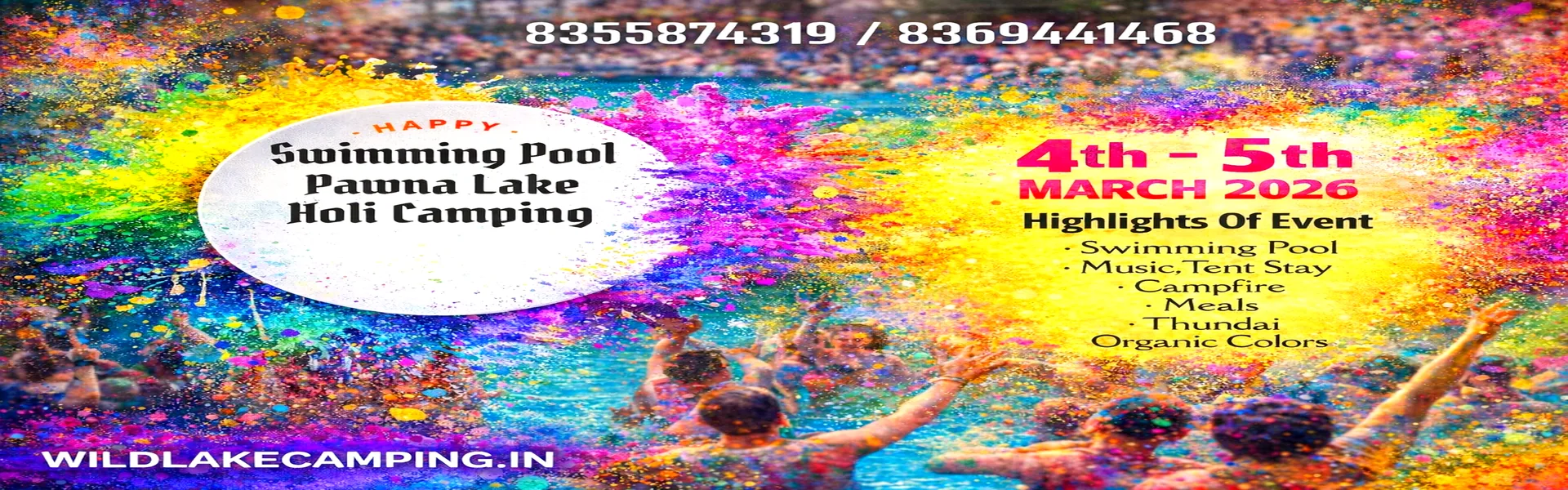 Pawna Holi Pool Party