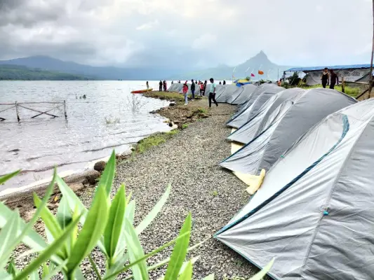 New year Pawna Lake Camping