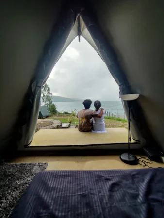 Pawna camping with attached washroom