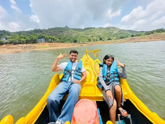 Boating at Pawna Dam