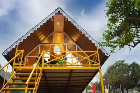 Luxury room at Pawana lake