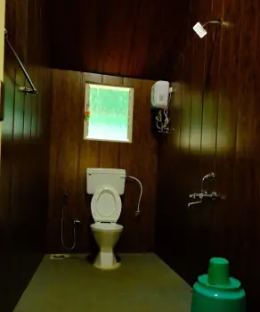 Room with attached washroom