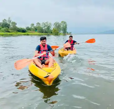 Kayaking at pawna lake