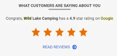 wild lake camping reviews