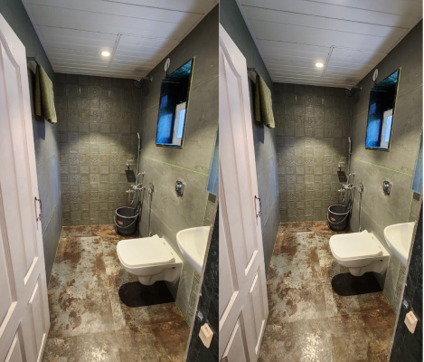 room with attached washroom